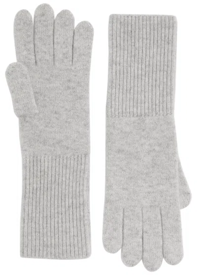 Loop Cashmere Cashmere Gloves In Light Grey