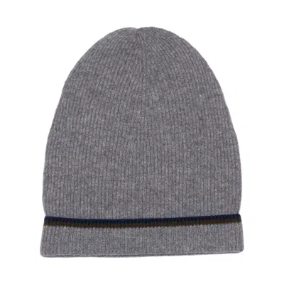 Loop Cashmere Grey Men's Hat In Derby