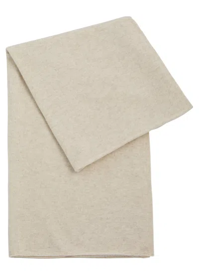 Loop Cashmere Lofty Blanket Cashmere Scarf In Cream