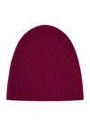 Loop Cashmere Women's Cashmere Beanie In Barolo Red In Red