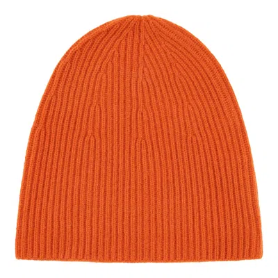 Loop Cashmere Women's Cashmere Beanie In Marmalade Orange