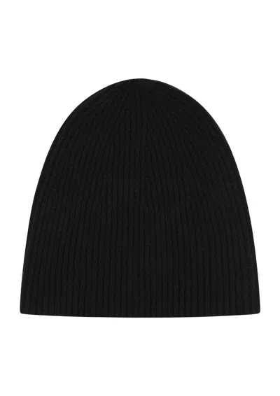 Loop Cashmere Women's Cashmere Beanie In Rich Black