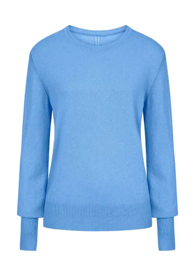 Loop Cashmere Women's Cashmere Crew Neck Sweater In Delta Blue