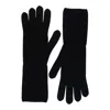 Loop Cashmere Women's Cashmere Gloves In Black In Black