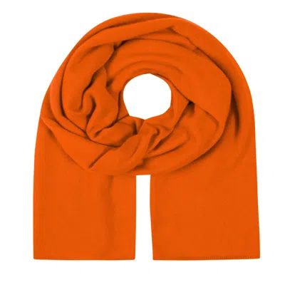 Loop Cashmere Women's Cashmere Lofty Blanket Scarf In Marmalade Orange