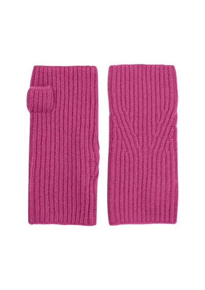 Loop Cashmere Women's Cashmere Mitt In Morello Pink