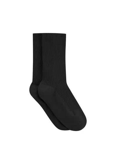 Loop Cashmere Women's Cashmere Sock In Black