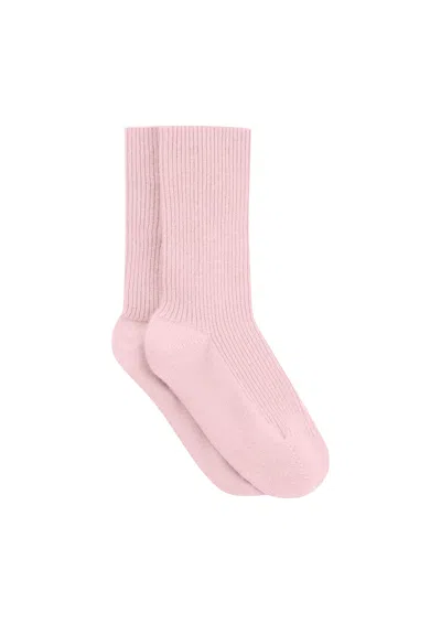Loop Cashmere Women's Cashmere Sock In Pixie Pink