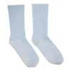 Loop Cashmere Women's Cashmere Sock In Whisper Blue In Blue