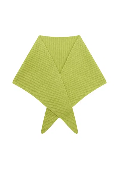 Loop Cashmere Women's Cashmere Triangle Scarf In Pear Green