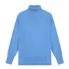 Loop Cashmere Women's Chevron Detail Relaxed Polo Sweater In Lake Blue In Blue