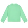 Loop Cashmere Women's Cropped Cashmere Sweatshirt In Apple Green