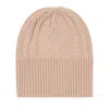 Loop Cashmere Women's Neutrals / Brown Cabled Hat In Toffee In Brown