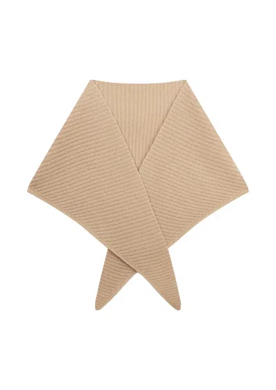 Loop Cashmere Women's Neutrals Cashmere Triangle Scarf In Chanterelle In Brown