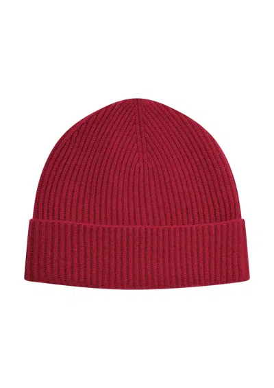 Loop Cashmere Women's New Cashmere Beanie In Garnet Red In Burgundy