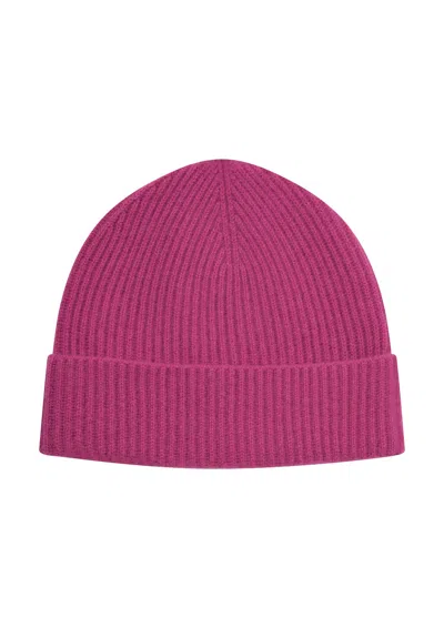 Loop Cashmere Women's New Cashmere Beanie In Morello Pink