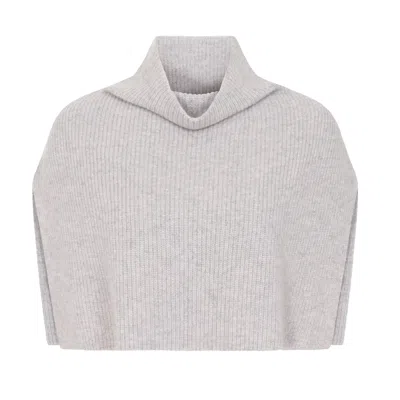 Loop Cashmere Women's Ribbed Cashmere Snood In Foggy Grey In Gray