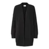 Loop Cashmere Women's Textured Chevron Cardigan In Black In Black