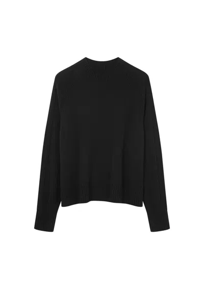 Loop Cashmere Women's The Luxe Turtle Neck In Black