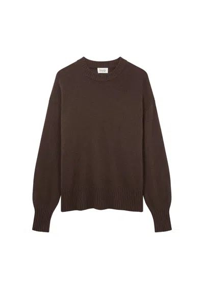 Loop Cashmere Women's The Ultimate Luxe Crew In Americano Brown