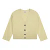 Loop Cashmere Women's Yellow / Orange Cashmere Lofty Cardigan In Lemonade