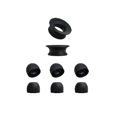Loop Earplugs Quiet 1 Ear Tips + Loop Mute In Black