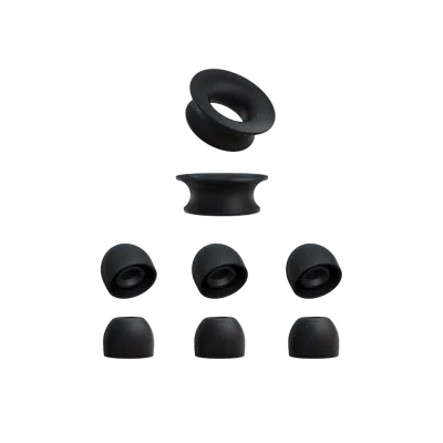 Loop Earplugs Quiet 1 Ear Tips + Loop Mute In Essence Black