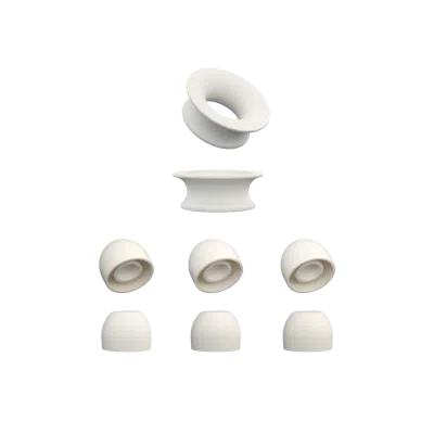 Loop Earplugs Quiet 1 Ear Tips + Loop Mute In Zen White
