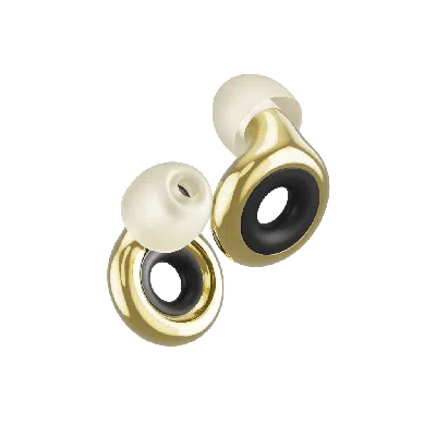 Loop Experience 2 Plus Earplugs Stylish Hearing Protection For Concerts & Festivals In Gold