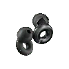 Loop Switch 2, 1 Earplug, 3 Levels Of Noise Reduction For Focus, Concerts, Live Events, Travel & Soc In Black
