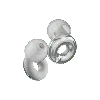 Loop Switch 2, 1 Earplug, 3 Levels Of Noise Reduction For Focus, Concerts, Live Events, Travel & Soc In Silver