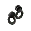 Loop United States Earplugs For Focus & Travel In Black