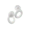 Loop United States Earplugs For Focus & Travel In White