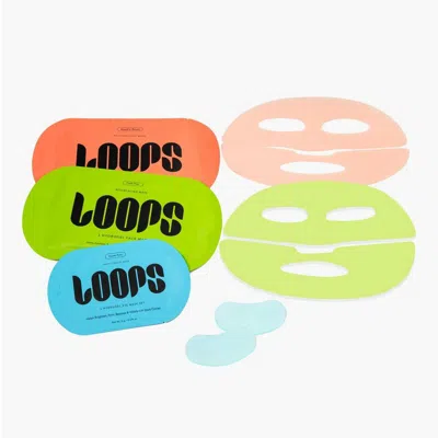 Loops Fresh Face Trio Assorted Hydrogel Eye & Face Masks Set