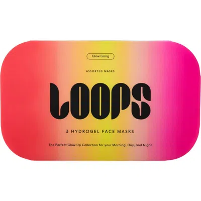 Loops Glow Gang 3-pack Face Masks