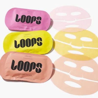 Loops Glow Gang Assorted Hydrogel Face Masks Set