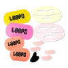 Loops Sculpt & Glow Hydrogel Face & Eye Mask 4 Piece Set + Gua Sha