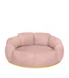 Looty Medium Camelia Dog Sofa In Pink