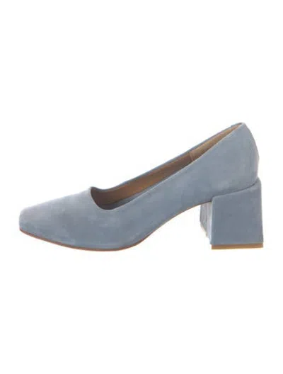 Pre-owned Loq Suede Pumps In Blue