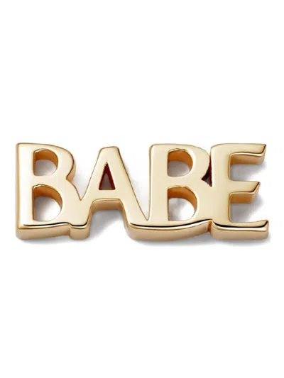 Loquet 18k Rose Gold Babe Script Charm
