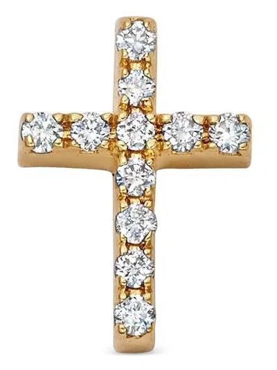 Loquet 18k Yellow Gold Diamond Charm