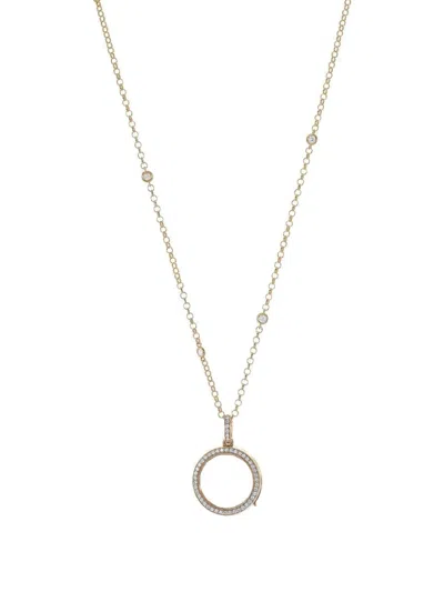Loquet 18k Yellow Gold Helios Diamond Necklace