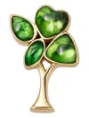 Loquet 18k Yellow Gold Heritage Tree Tsavorite Charm In Gold