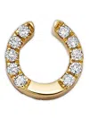 Loquet 18k Yellow Gold Lucky Horseshoe Diamond Charm In Gold