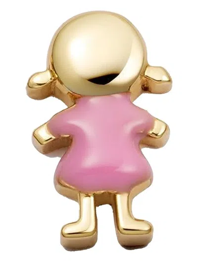 Loquet 18kt Yellow Gold Girl Charm Necklace