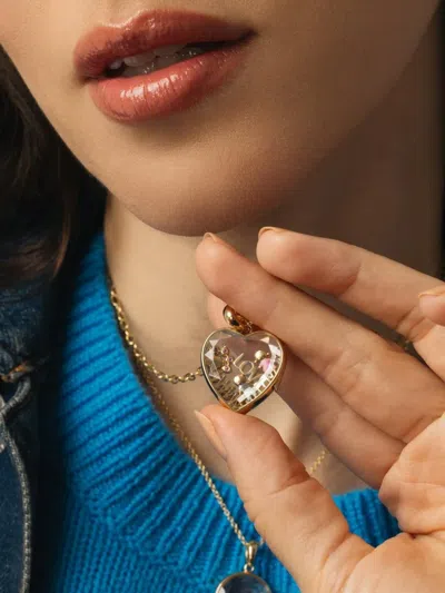 Loquet Cat Paw Sapphire Charm In Gold