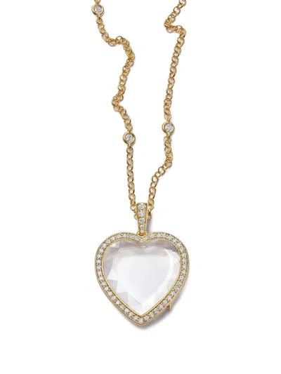 Loquet Eros Locket Chain Diamond Necklace In Multi
