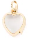 Loquet Small Heart Locket Pendant  In Metallic