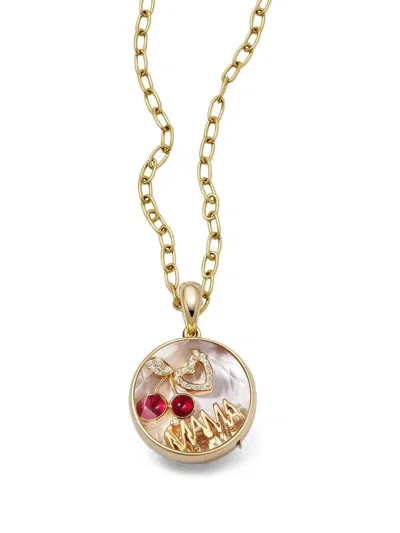 Loquet Mama Diamond Charm In Gold