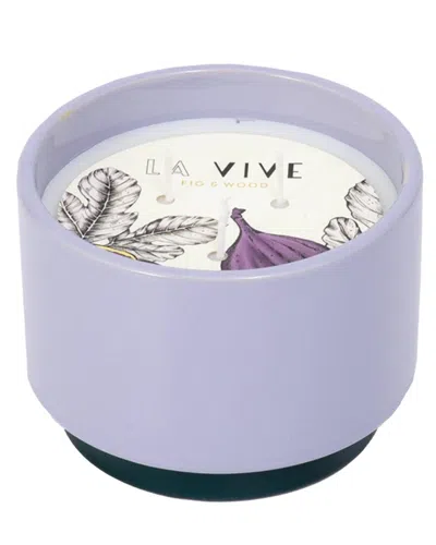 L'or De Seraphine La Vive Fig & Wood Large Candle In White